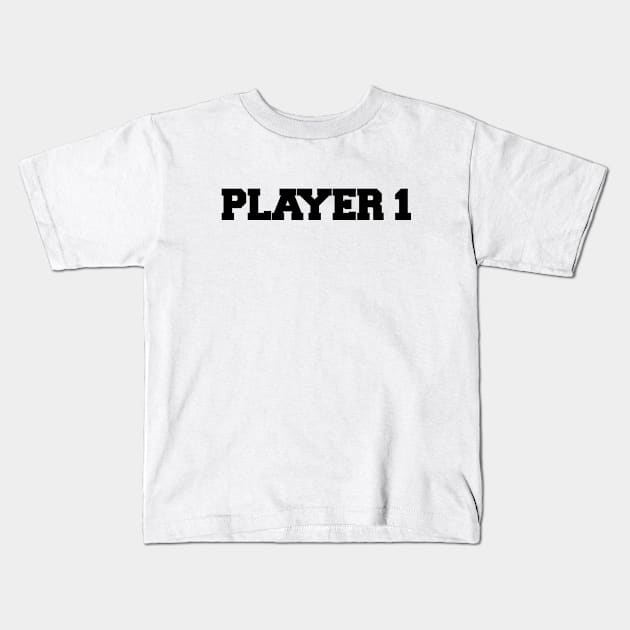 Player 1 Kids T-Shirt by AustralianMate